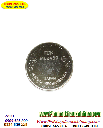 Pin ML2430 Pin FDK ML2430; Pin sạc FDK ML2430 Lithium 3v _Made in Japan